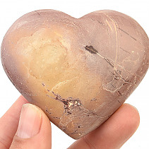 Hladké srdce z jaspisu 106g (Maroko)