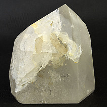 Crystal with tourmaline large cut point 955g