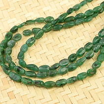 Necklace emerald oval clasp Ag 925/1000 approx. 43cm