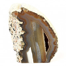 Agate geode with a hollow from Brazil 213g
