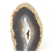 Agate geode with a hollow from Brazil 519g
