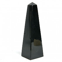 Obsidian black obelisk from Mexico 272g