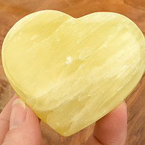 Kalcit žlutý srdce z Pákistánu 167g
