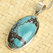 Turquoise pendant silver Ag 925/1000 11.6g