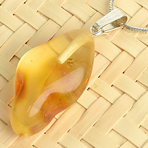 Amber pendant Ag 925/1000 handle (1.7g)