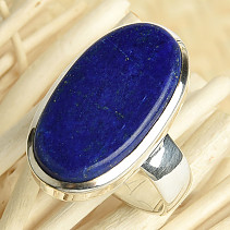 Lapis lazuli prsten oválný Ag 925/1000 10,7g vel.59