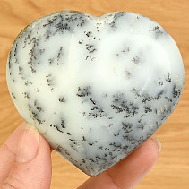 Dendritický opál srdce z Madagaskaru 179g