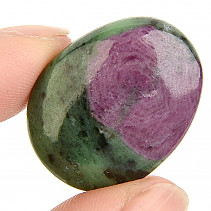 Smooth ruby in zoisite from India (9.6g)
