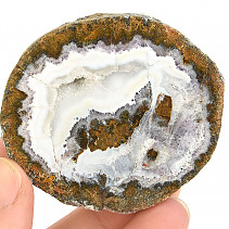 Agate geode with a hollow Choyas (Mexico) 137g
