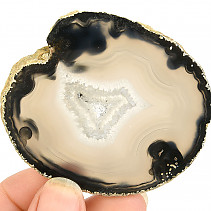 Agate slice with cavity from Brazil 38g