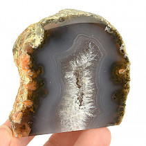 Agate geode with a socket from Brazil 198g