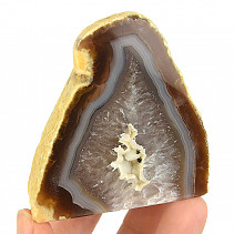 Agate geode with a socket from Brazil 206g