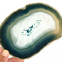 Colored agate slice from Brazil 147g
