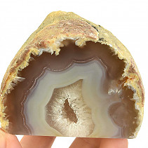 Agate geode with a socket from Brazil 308g