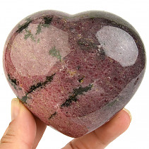 Rhodonite heart (Madagascar) 573g