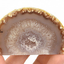 Agate geode with a socket from Brazil 181g