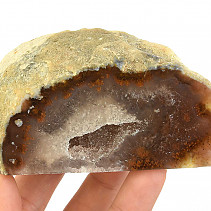 Agate geode with a socket from Brazil 304g