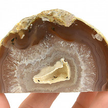 Agate geode with a socket from Brazil (251g)