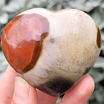 Smooth heart colorful jasper 148g