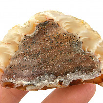 Geode feather agate (Brazil) 34g
