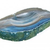 Agate dyed blue bowl 648g