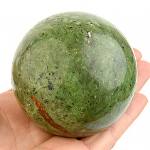 Smooth chrysoprase ball Ø 65mm (350g)