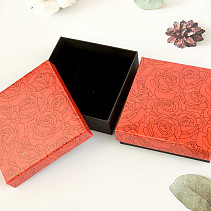 Gift box red rose 9 x 9 cm