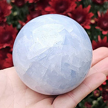 Ball of blue calcite from Madagascar Ø67mm