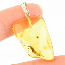 Amber pendant with silver handle Ag 925/1000 2.7g