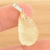 Libyan glass pendant with handle Ag 925/1000 3.2g