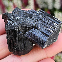 Tourmaline black raw skoryl crystal (Madagascar) 61g
