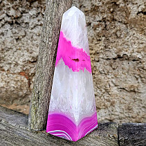 Obelisk pink agate (Brazil) 382g