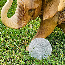 Elephant selenite mat approx. 10cm