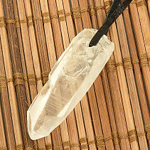Raw crystal pendant from Lemurian crystal 9.1g