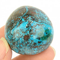 Smooth chrysocol stone from Peru 54g