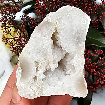 Quartz-calcite geode from Morocco 99g