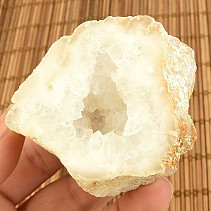 Quartz-calcite geode from Morocco 192g