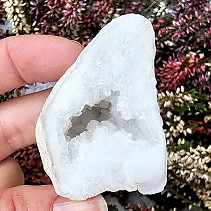 Quartz-calcite geode from Morocco 78g