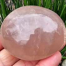 Rose quartz smooth stone from Madagascar 164g