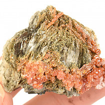 Vanadinite crystals on barite from Morocco 57.2g