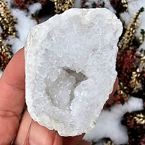 Quartz-calcite geode from Morocco 74g