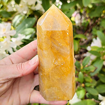 Pointed crystal with limonite (Madagascar) 456g
