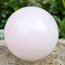 Ball polished from pink calcite Ø 75mm Pakistan 589g