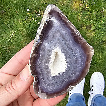 Agate geode with a hollow from Brazil 262g