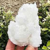Aragonit bílá krystalová drúza z Mexika 234g