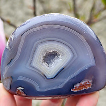 Geode with agate socket 271g (Brazil)
