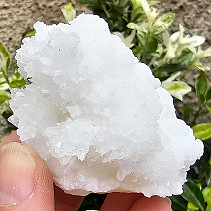 Aragonit bílá krystalová drúza z Mexika 122g
