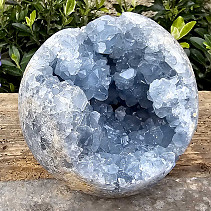 Celestýn koule s krystaly z Madagaskaru 3054g