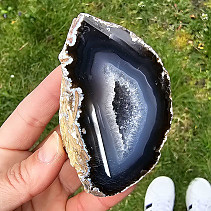 Agate geode with a hollow from Brazil 179g