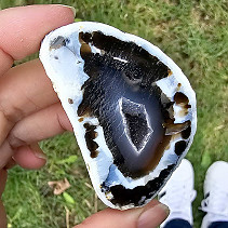 Agate geode with a hollow 82g from Brazil